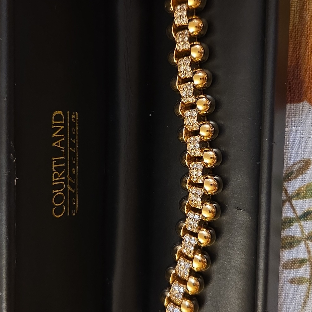 Cinder Swaroski Gold and Silver Bracelet